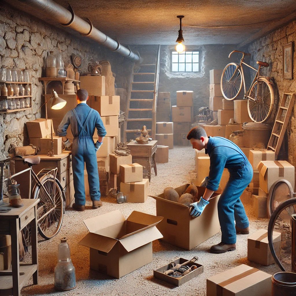 Désencombrement de cave, grenier et garage en Dordogne