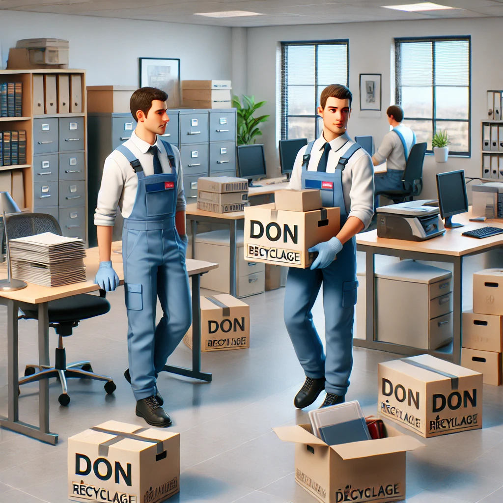 Débarras de locaux professionnels et bureaux en Charente (16).