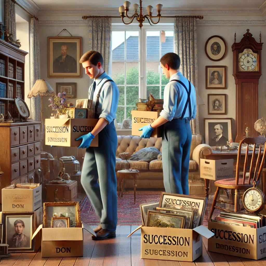 Débarras après succession en Dordogne avec accompagnement discret